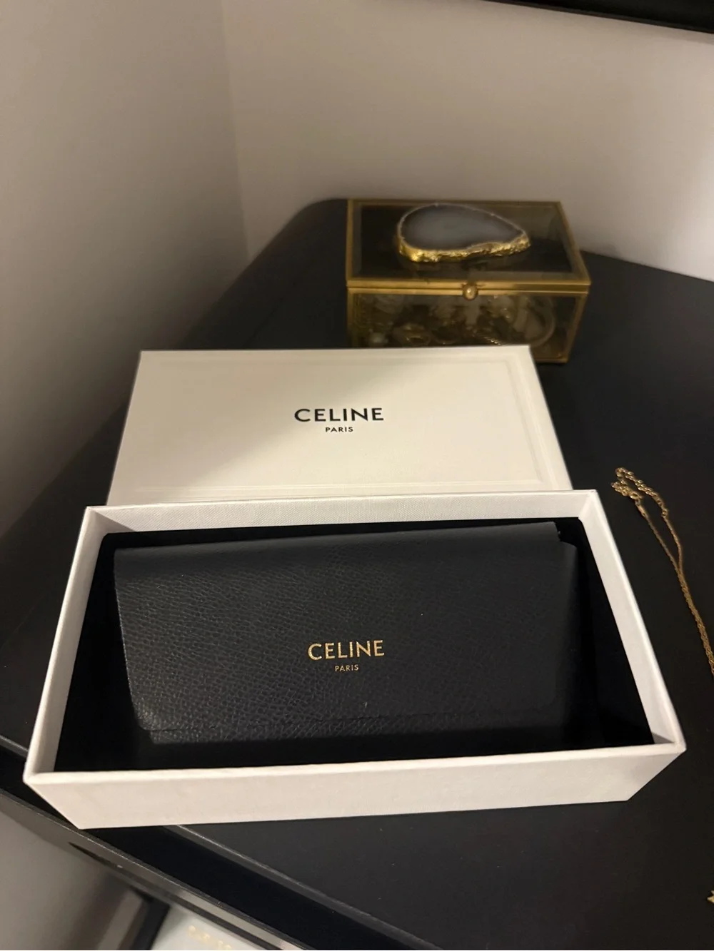 Celine Black Butterfly Cat-Eye Sunglasses